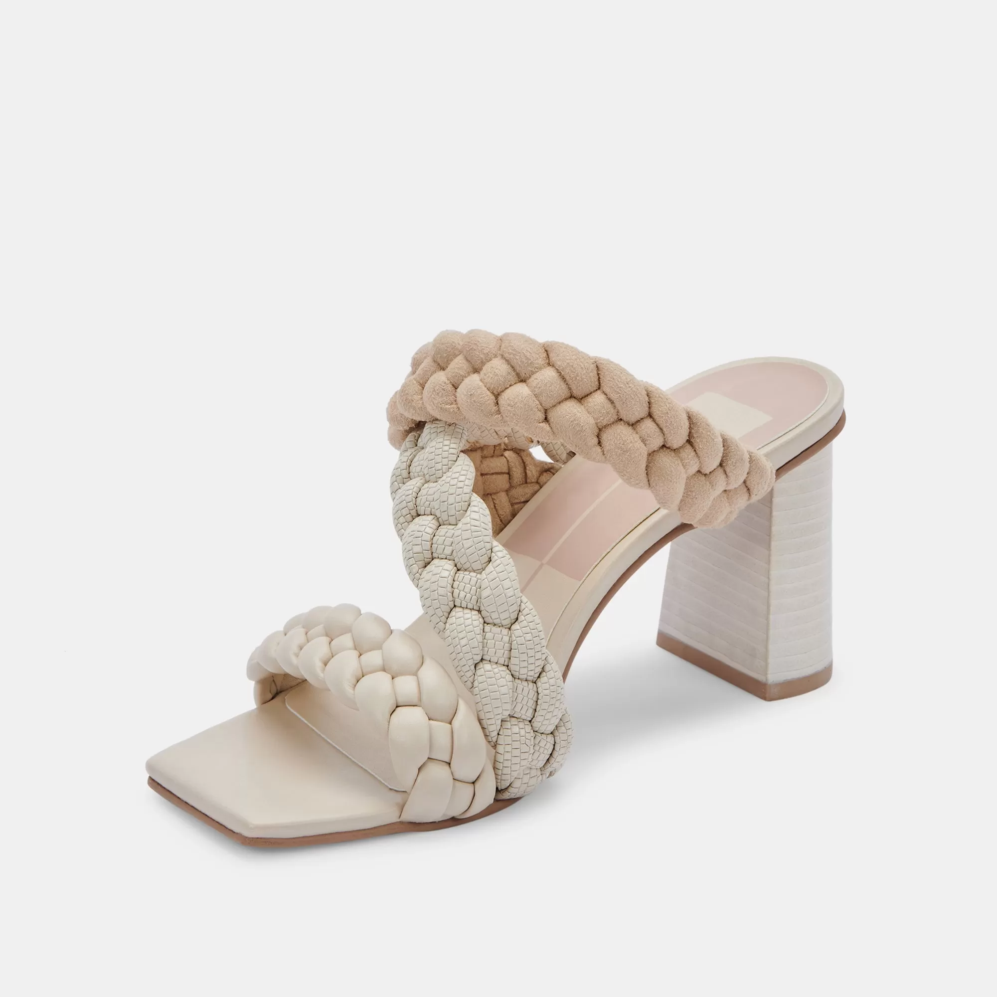 PARTHA HEELS IN IVORY MULTI STELLA - re:vita