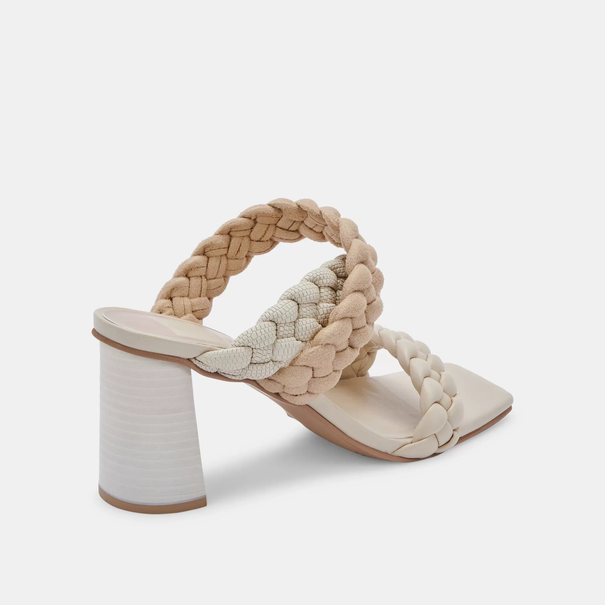 PARTHA HEELS IN IVORY MULTI STELLA - re:vita