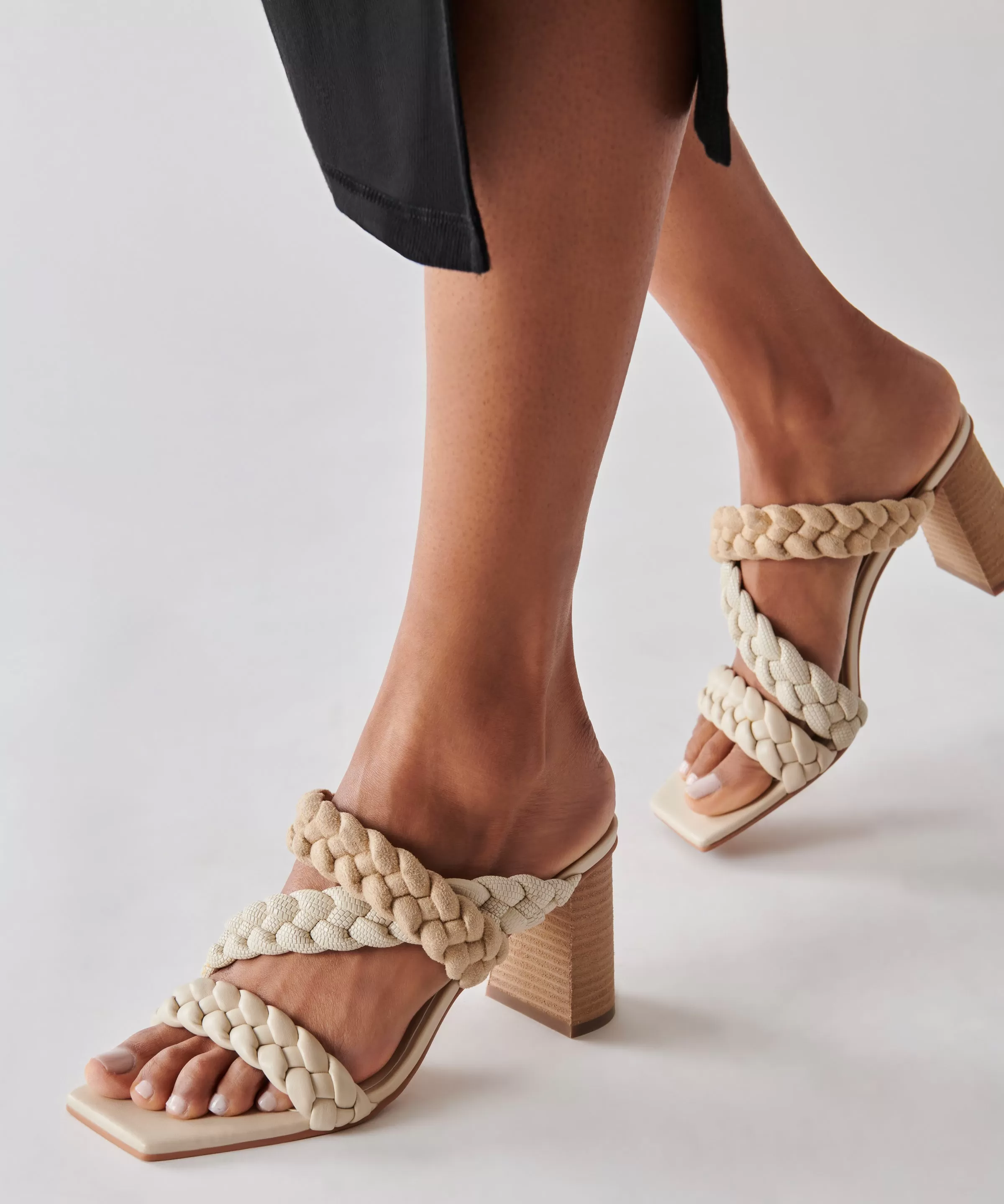 PARTHA HEELS IN IVORY MULTI STELLA - re:vita