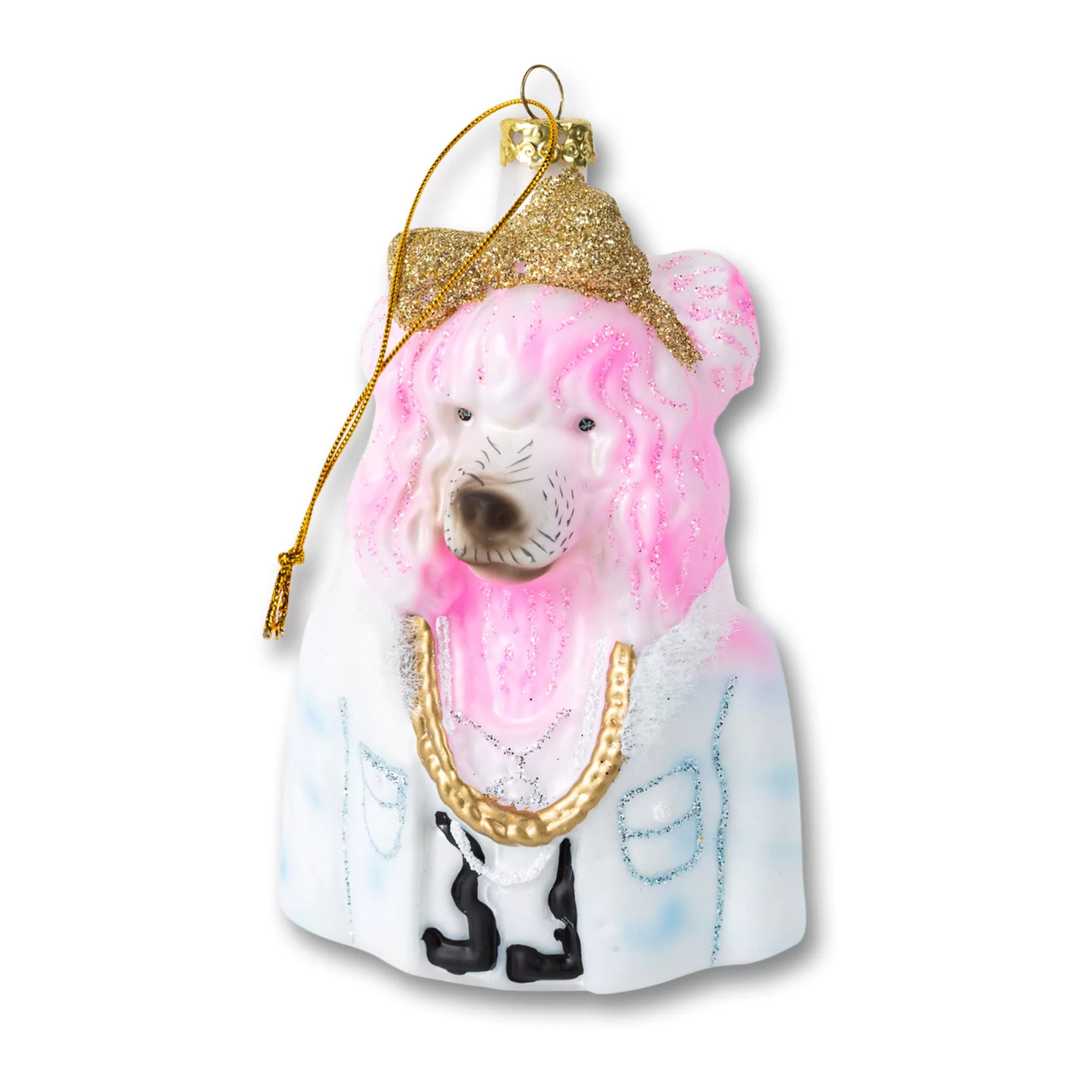 Pink Poodle Ornament