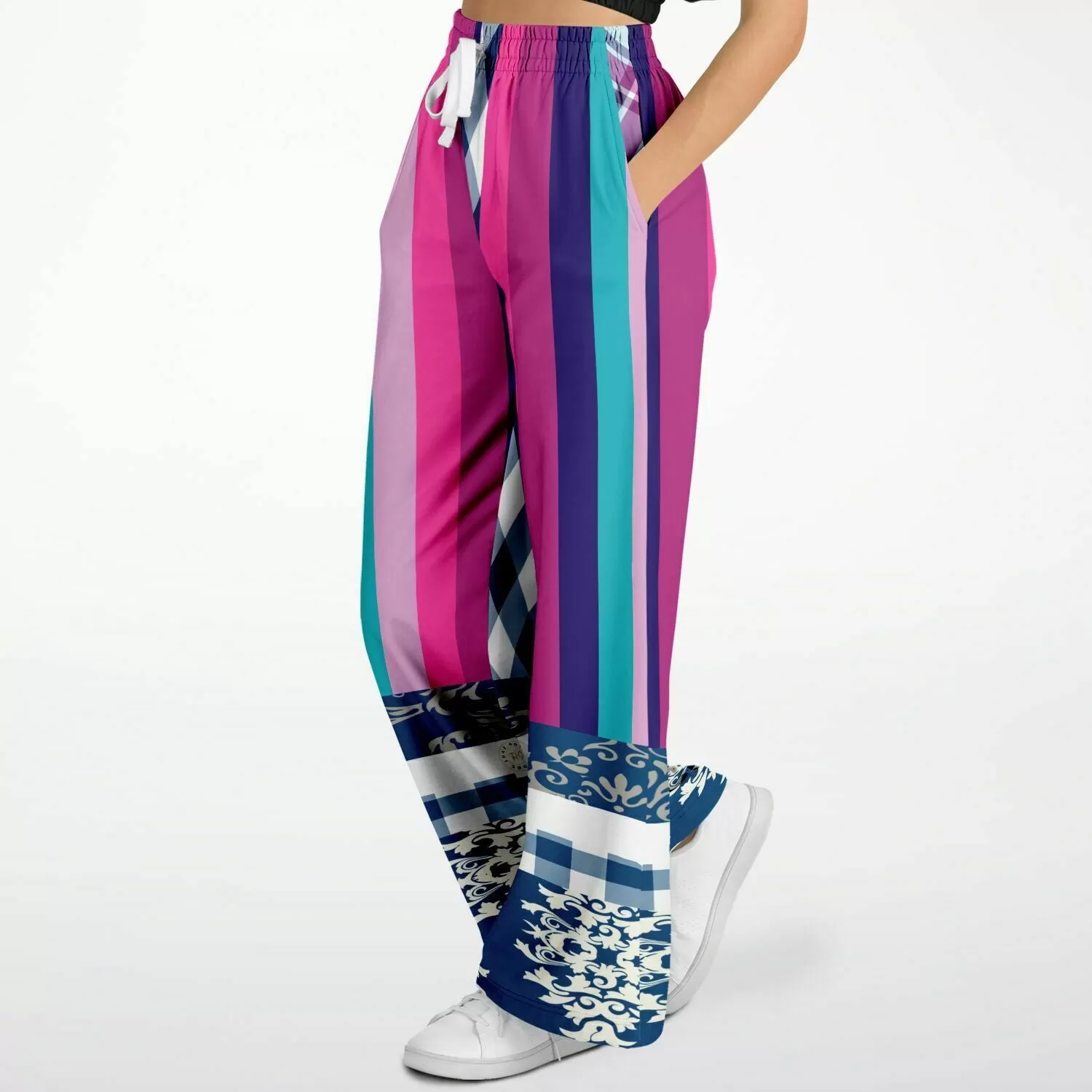 Purple Haze Eco-Poly Stretchy Phat Bellbottoms