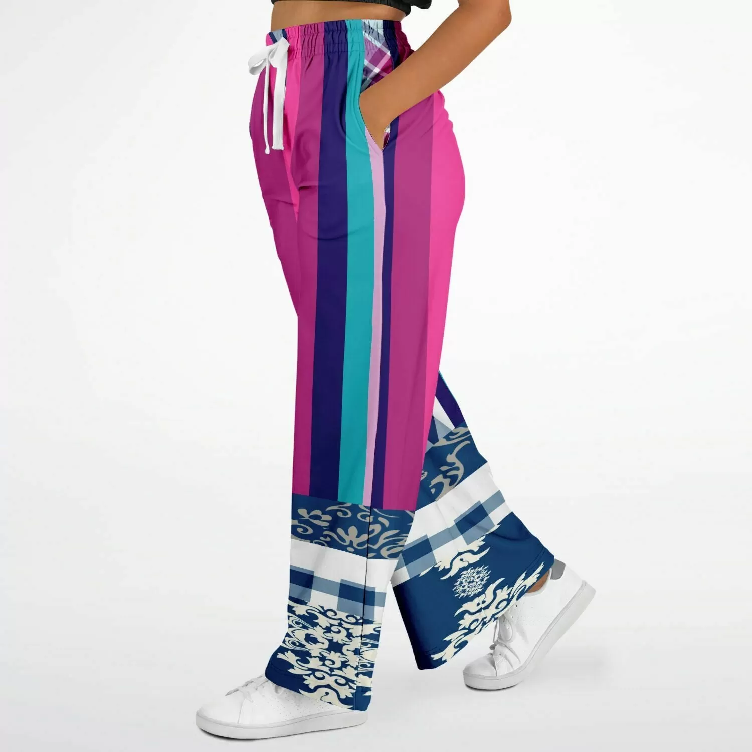 Purple Haze Eco-Poly Stretchy Phat Bellbottoms