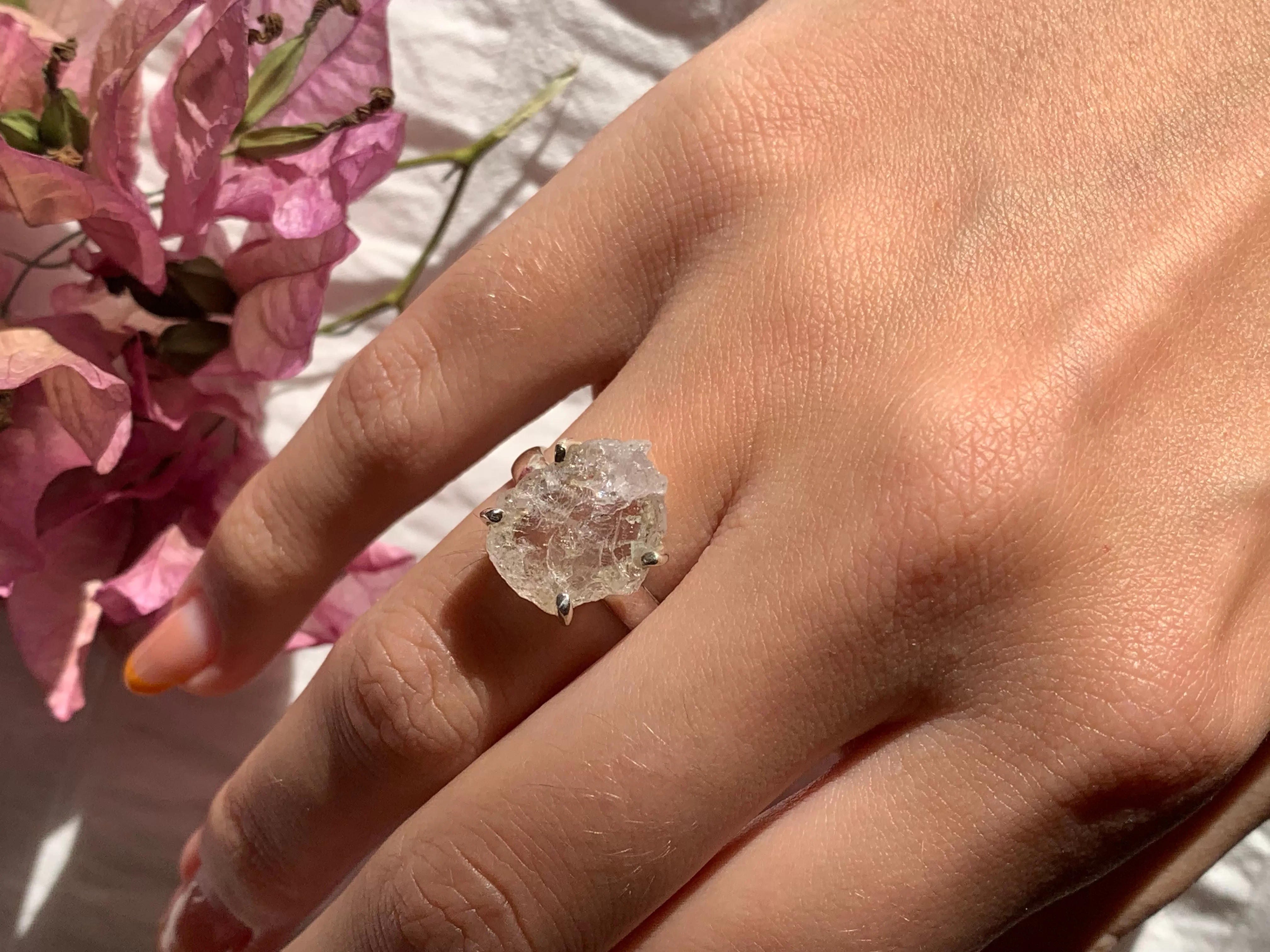 Raw Morganite Sanaa Ring (US 6 & 8)