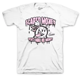 Retro 6 Gold hoops Shirt - Scared Money - White