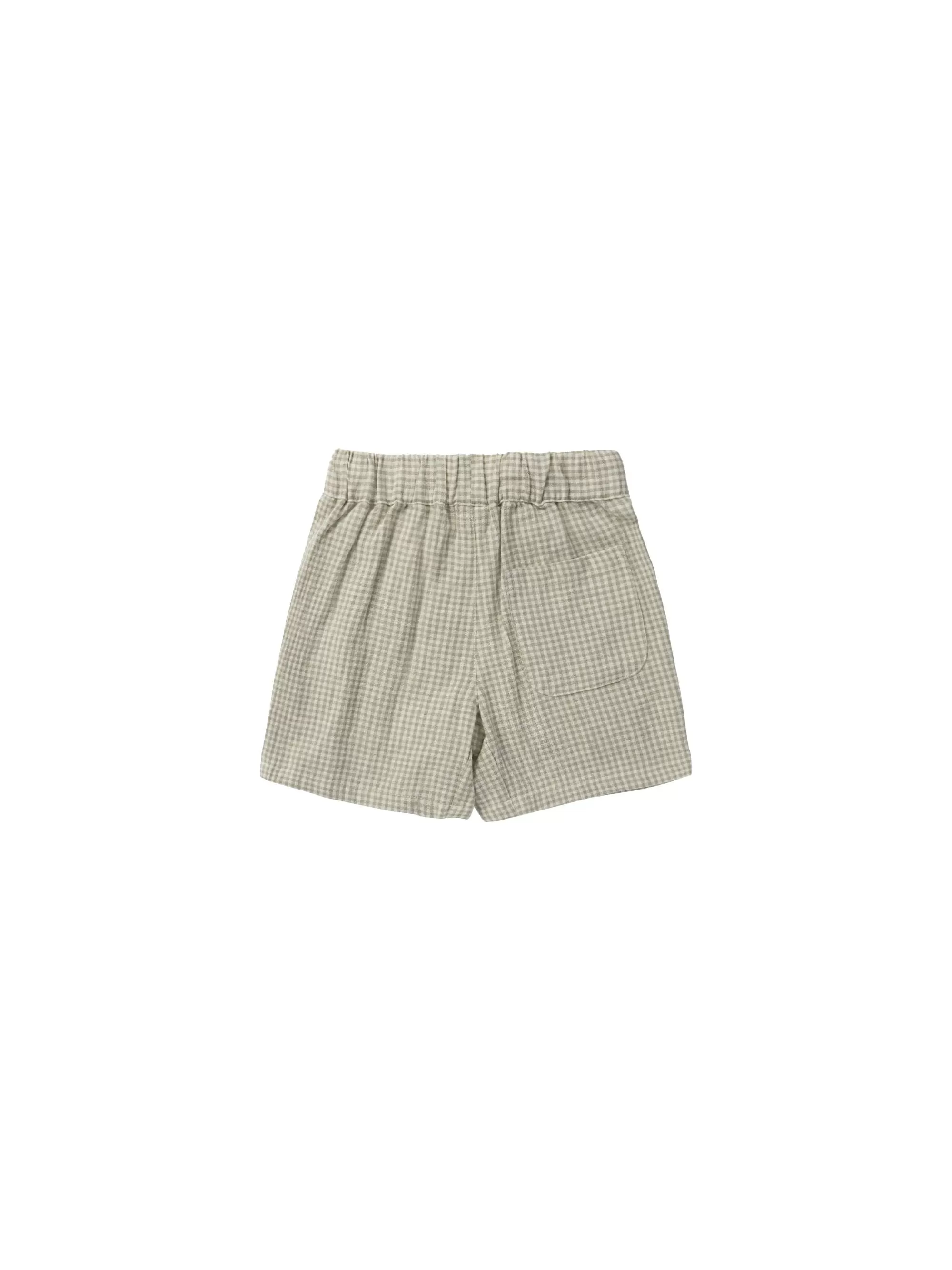 Rylee & Cru - Sage Gingham Bermuda Short