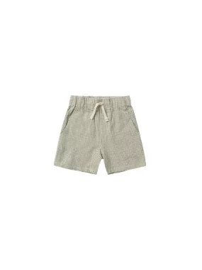 Rylee & Cru - Sage Gingham Bermuda Short