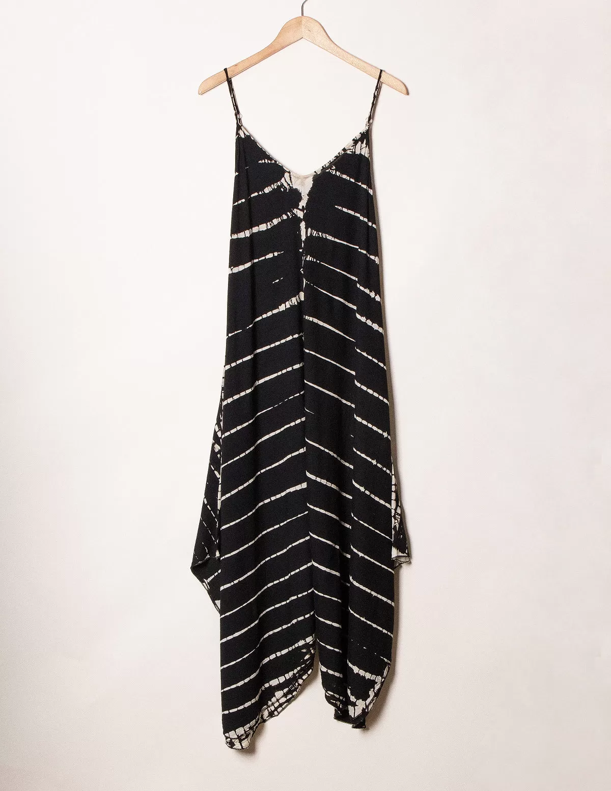 Shibori Tie-Dye Sundress - Black - As-Is-Clearance