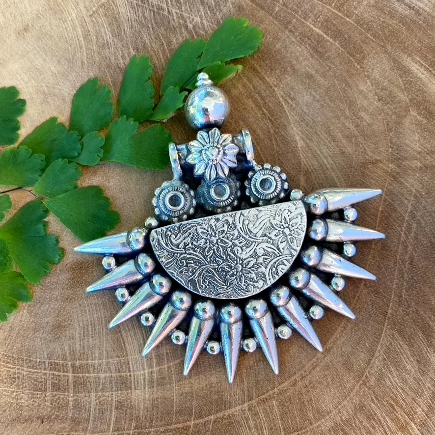 Silver Sun Pendant