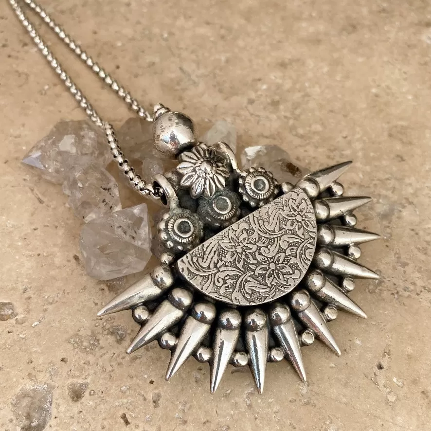 Silver Sun Pendant