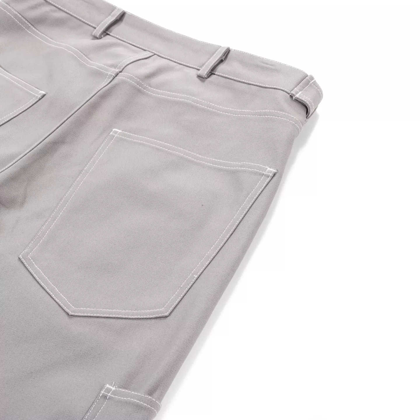 S.K. MANOR HILL MASON PANT GREY 12OZ COTTON DUCK CANVAS