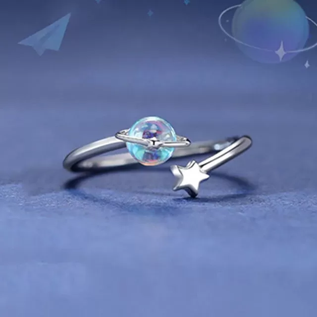 Space Exploration Couple Rings