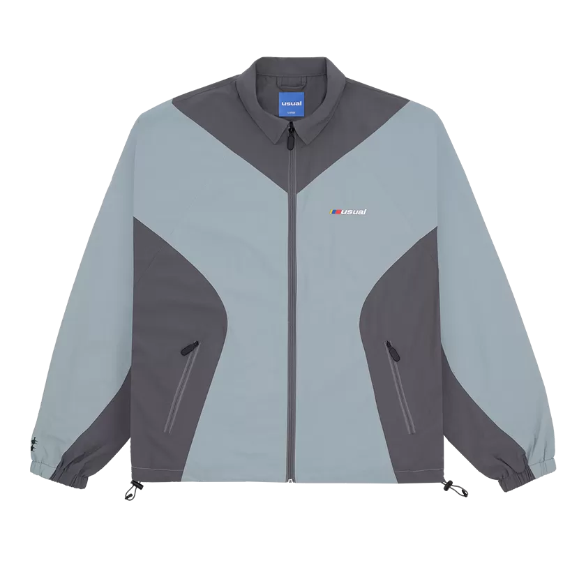 SQUAD JACKET ANTHRACITE / LIGHT BLUE