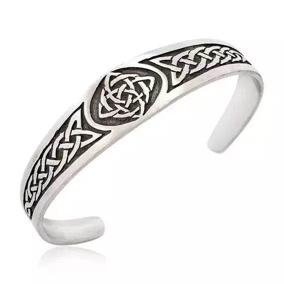 Stainless Steel Nordic Ethnic Bangle