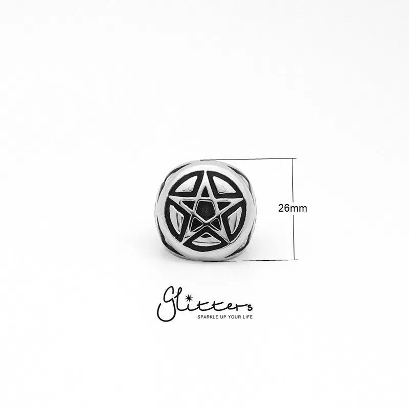 Stainless Steel Star Cast Ring