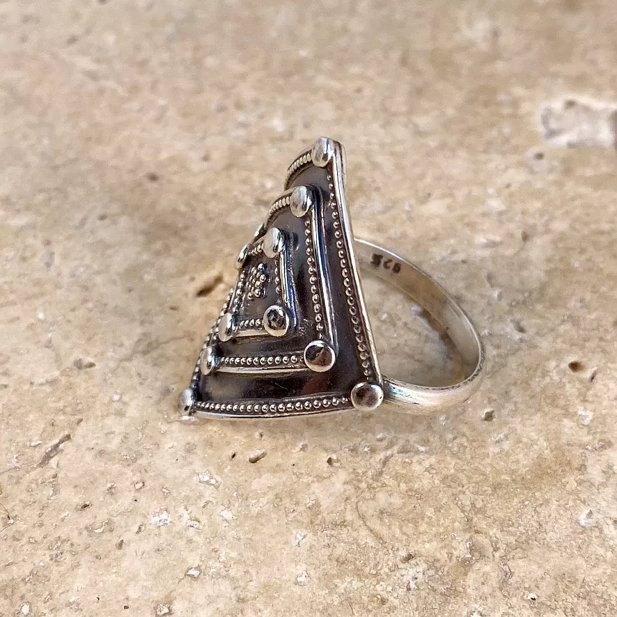 Sterling Silver Ring - Ethnic