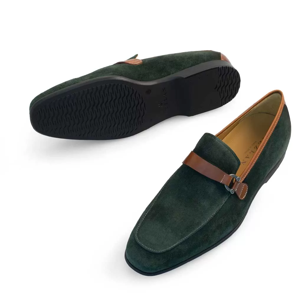 Suede Rubber Sole Loafer