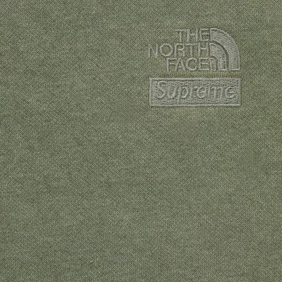 Supreme/The North Face Pigment Printed Crewneck (Olive)