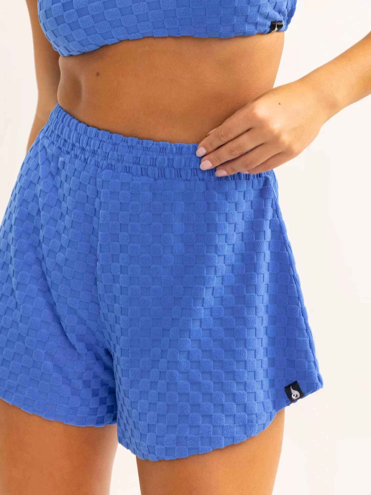 Terry Towelling Shorts - Cobalt Blue