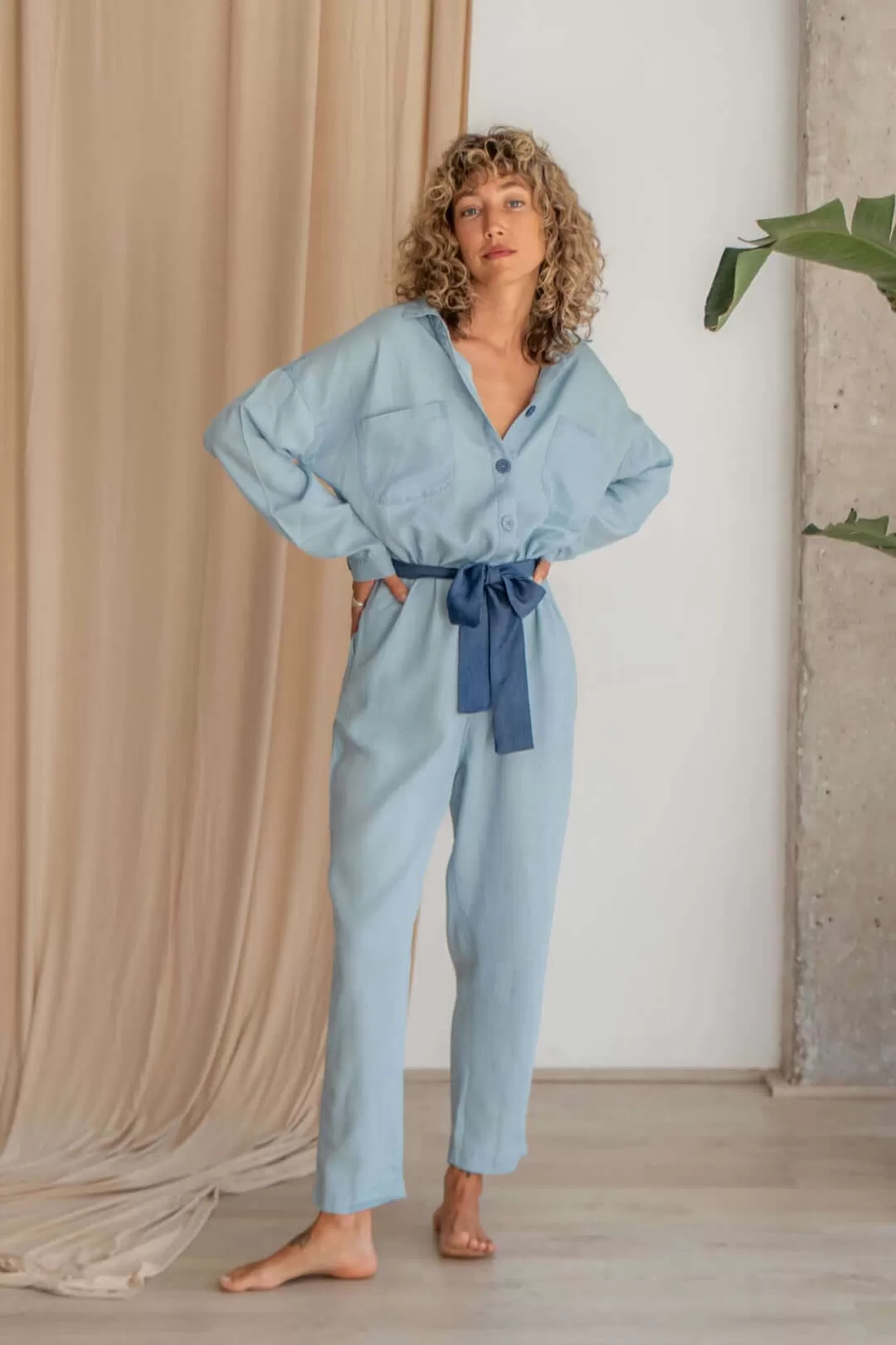 THE JUMPSUIT | PALE BLUE