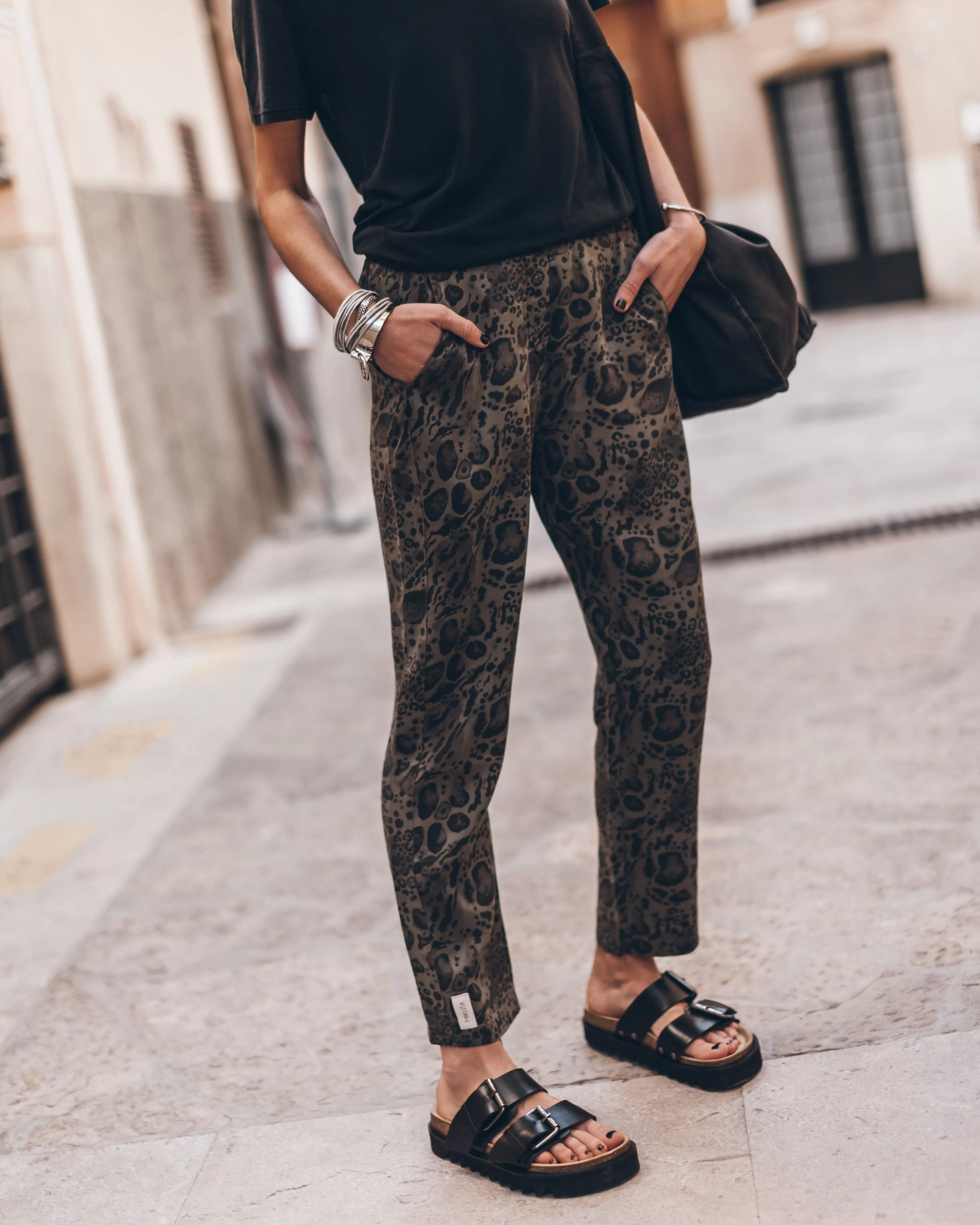 The Printed Green Chill Pants