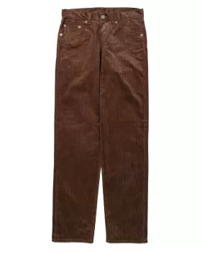 The Real McCoy's MP22107 Corduroy Trousers Lot.906 Brown