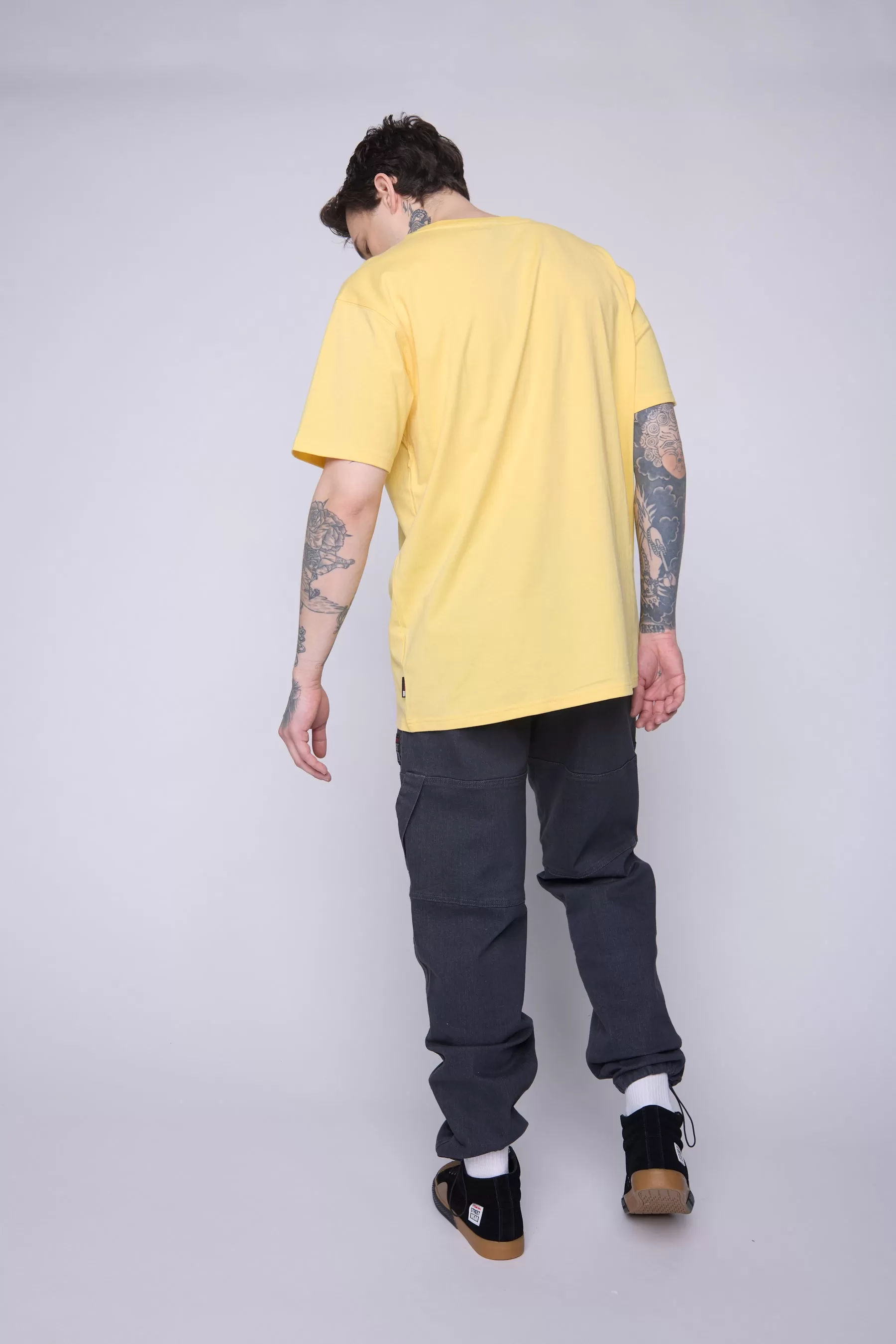 Tonal Printed Logo T-Shirt - Butter