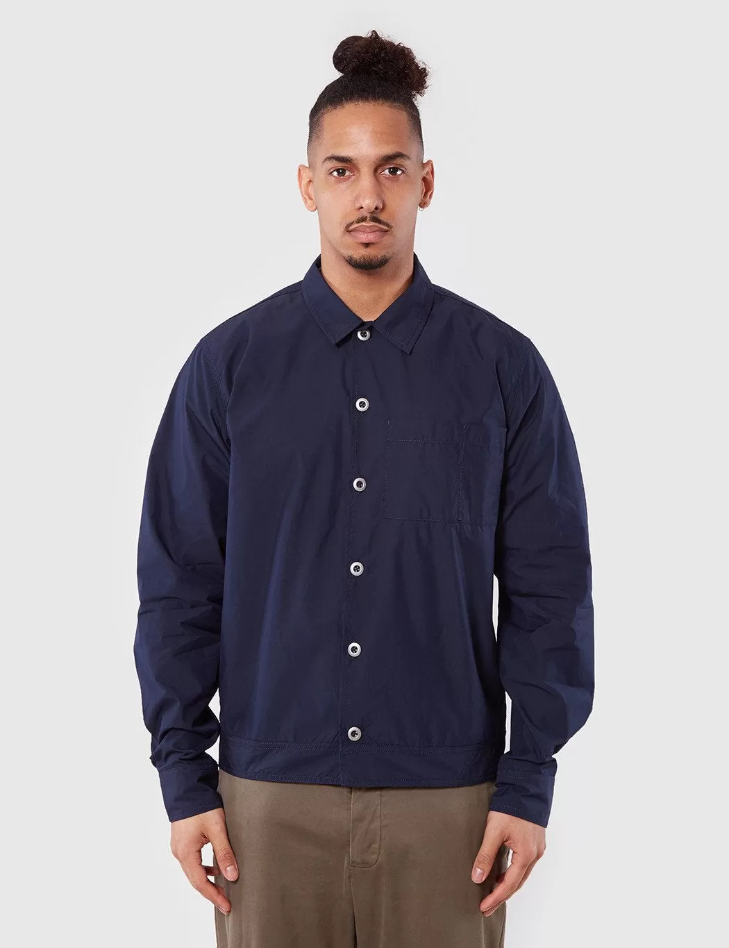 Universal Works Uniform Shirt - Navy Blue