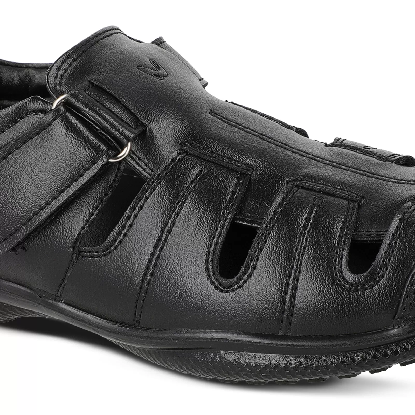 Walkaroo Roman Sandals Mens  - WF6257 Black