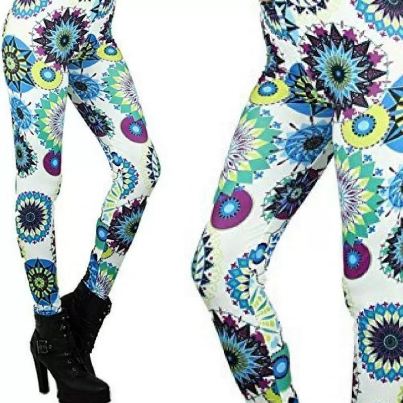 Wicked Soft Groovy Hoops OS Leggings