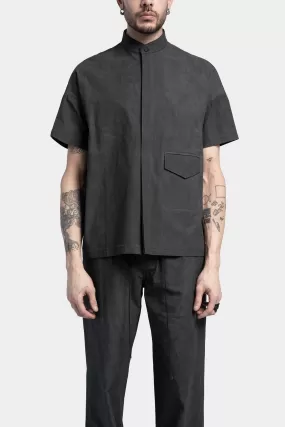 Yata short sleeve shirt, Stonewashed Coal